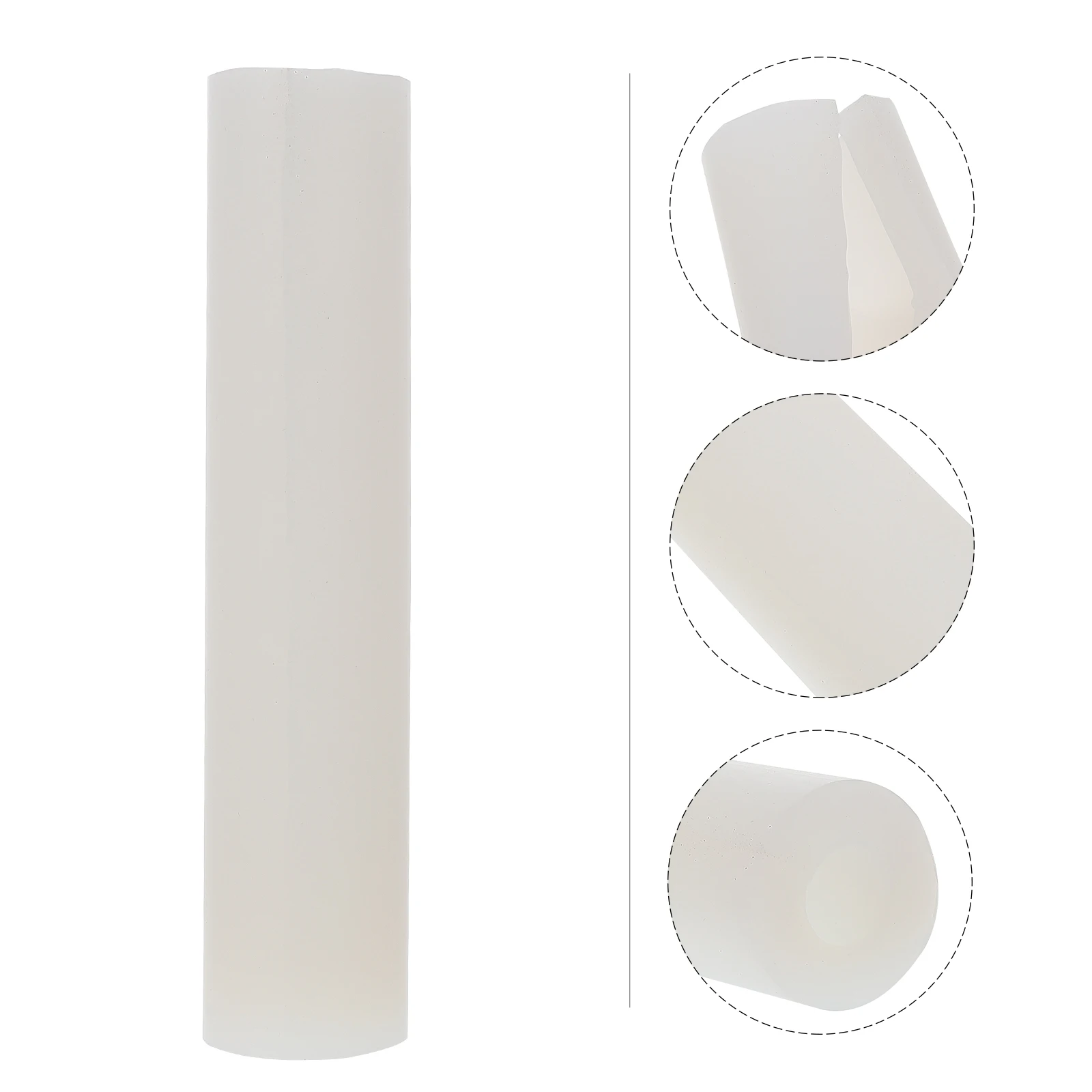 

Silicone C Mold DIY Making Tool Twisted Cylinder Shape Wax Casting Molds For Craft Projects Sealing Strip