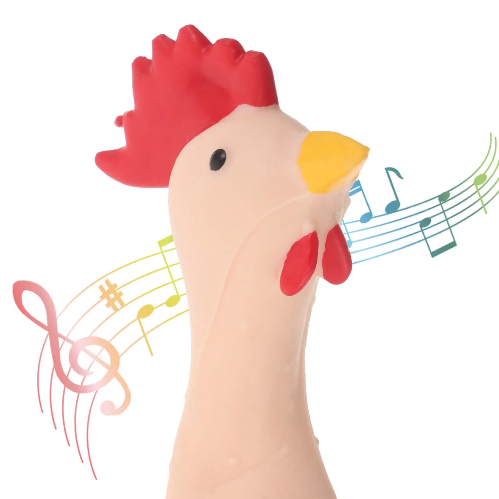 Squeeze Chicken Realistic Soft Scream Noise Maker Stress Relief Squeaky Funny Gag Vent Fidget Silicone Squishy