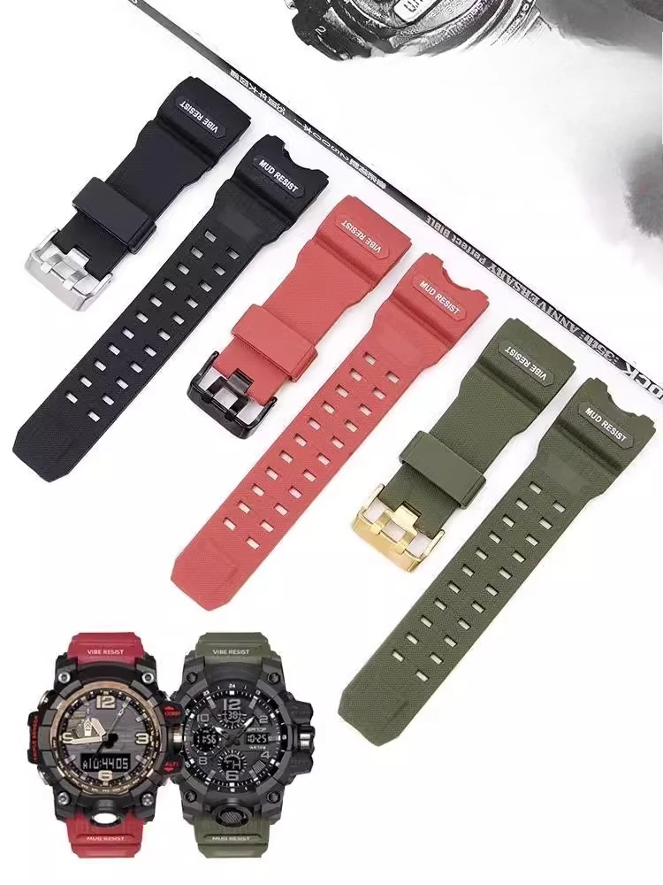 Для Casio унисекс G-SHOCK Mudmaster GWG-1000GB ремешок для часов из прочного силиконового материала синий серый черный изысканный ремешок для часов