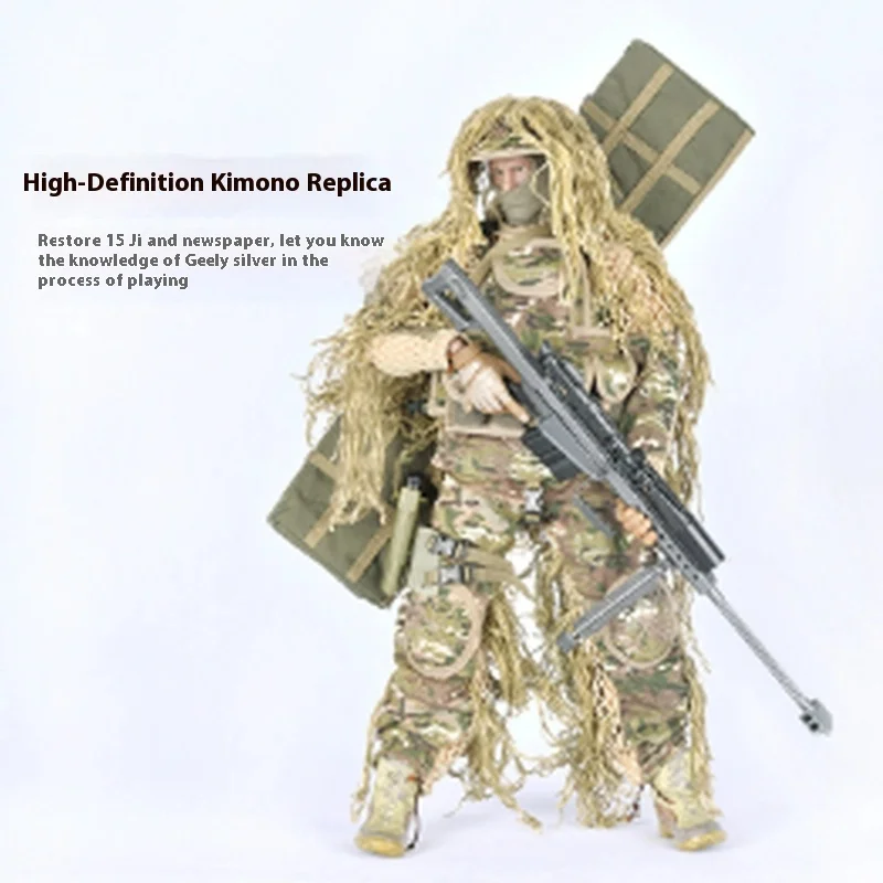 36cm Figurka Żołnierza Pokojnika Wojskowego, Figurka Akcji z Ruchomymi Elementami, Kolekcjonerski Pamiątka Militarna, Dekoracyjna Figurka Żołnierza, Zabawka - Dostępna od Ręki