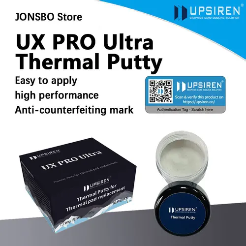 Masilla térmica UPSIREN 16,8 w/mk UX PRO Ultra para procesador VGA GPU IC almohadilla térmica de enfriamiento rápido masilla de bloqueo de calor de repuesto