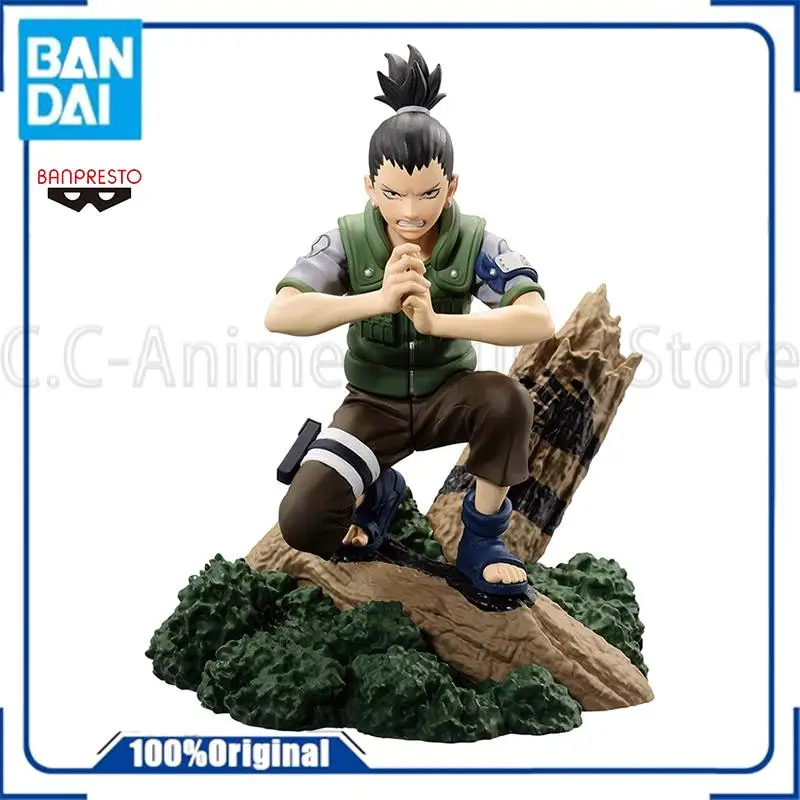 In Stock Banpresto Naruto Nara Shikamaru Figure Genuine Anime Original Box Model Toy Dolls Collectible Ornament Festival Gift