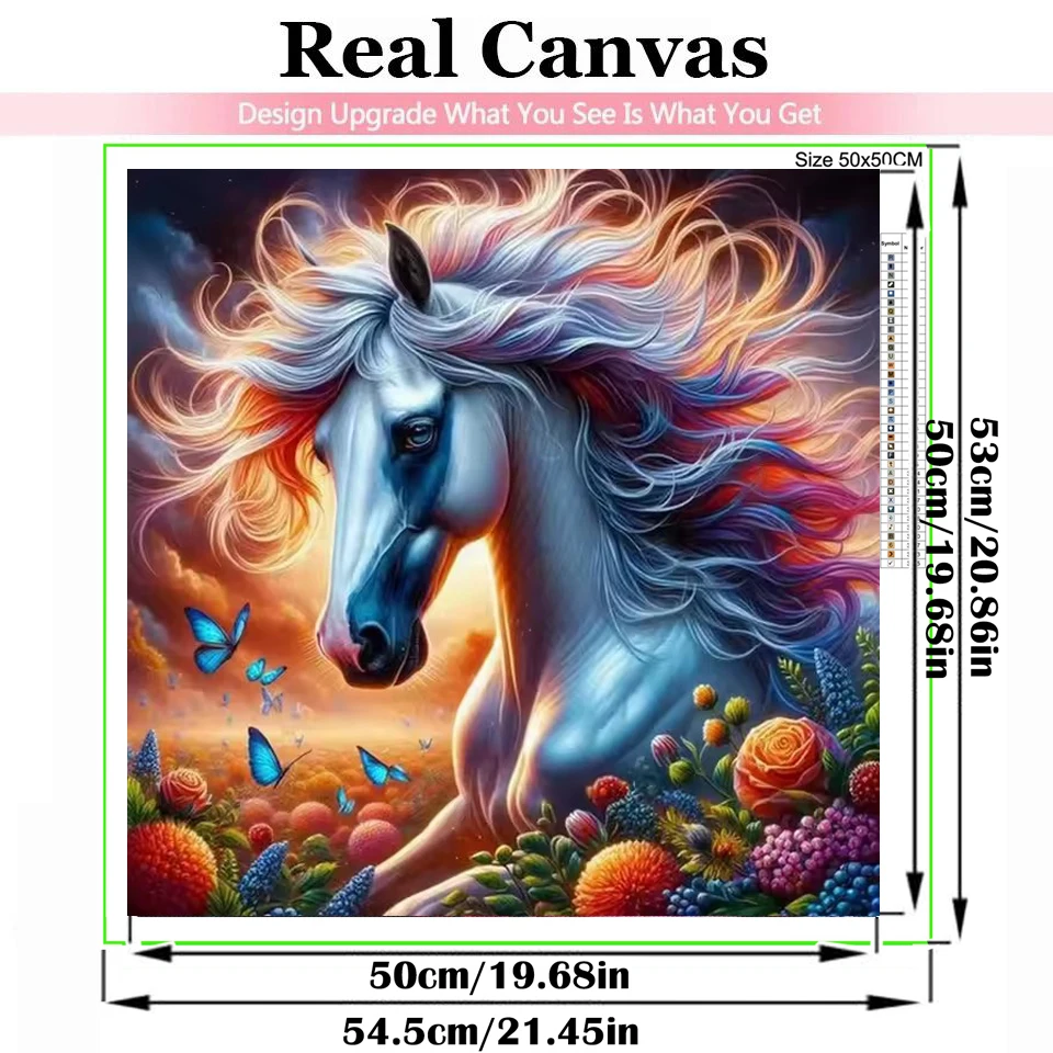 5D Diamond Painting Beautiful Unicorn Flowers Butterly Mosaic Needlework Full Square Drill Diamond Embroidery Sale Wall Decor