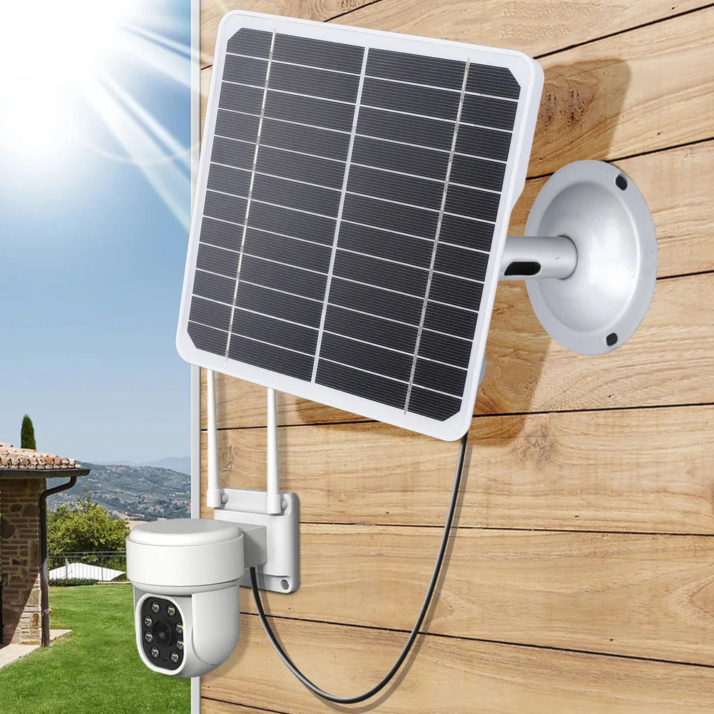 5V 20W Solar Panel Outdoor Rechargeable Camera USB Charger Adjustable Bracket  For Test Measurement Tool Accessory