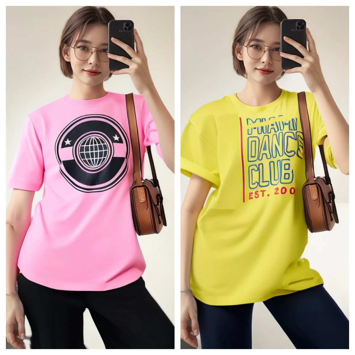 2025 ملابس اللياقة البدنية ملابس الرقص الرياضة الجري تي شيرت فضفاض تي شيرت 0249