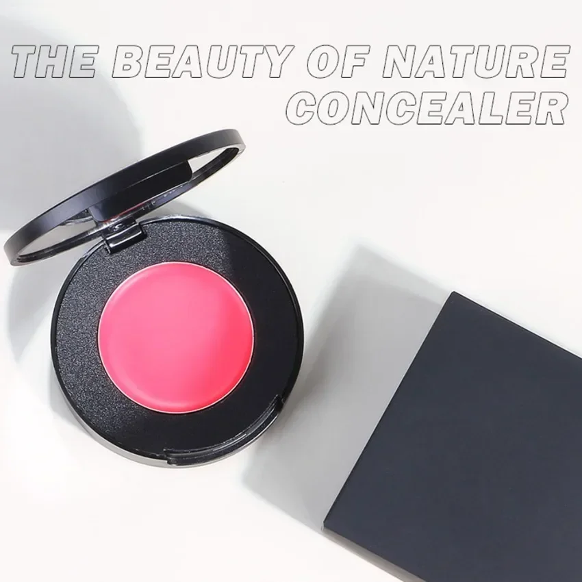 Monochrome Concealer Cream Privatae Label Long Lasting Cover Spot  Acne Mark Custom Logo Highlight Blush Makeup Black Package