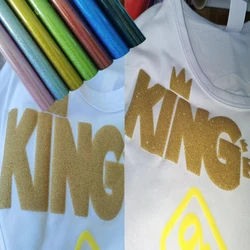 3D Glitter PUFF Heat Transfer Vinyl DIY Custom CLothing Logo