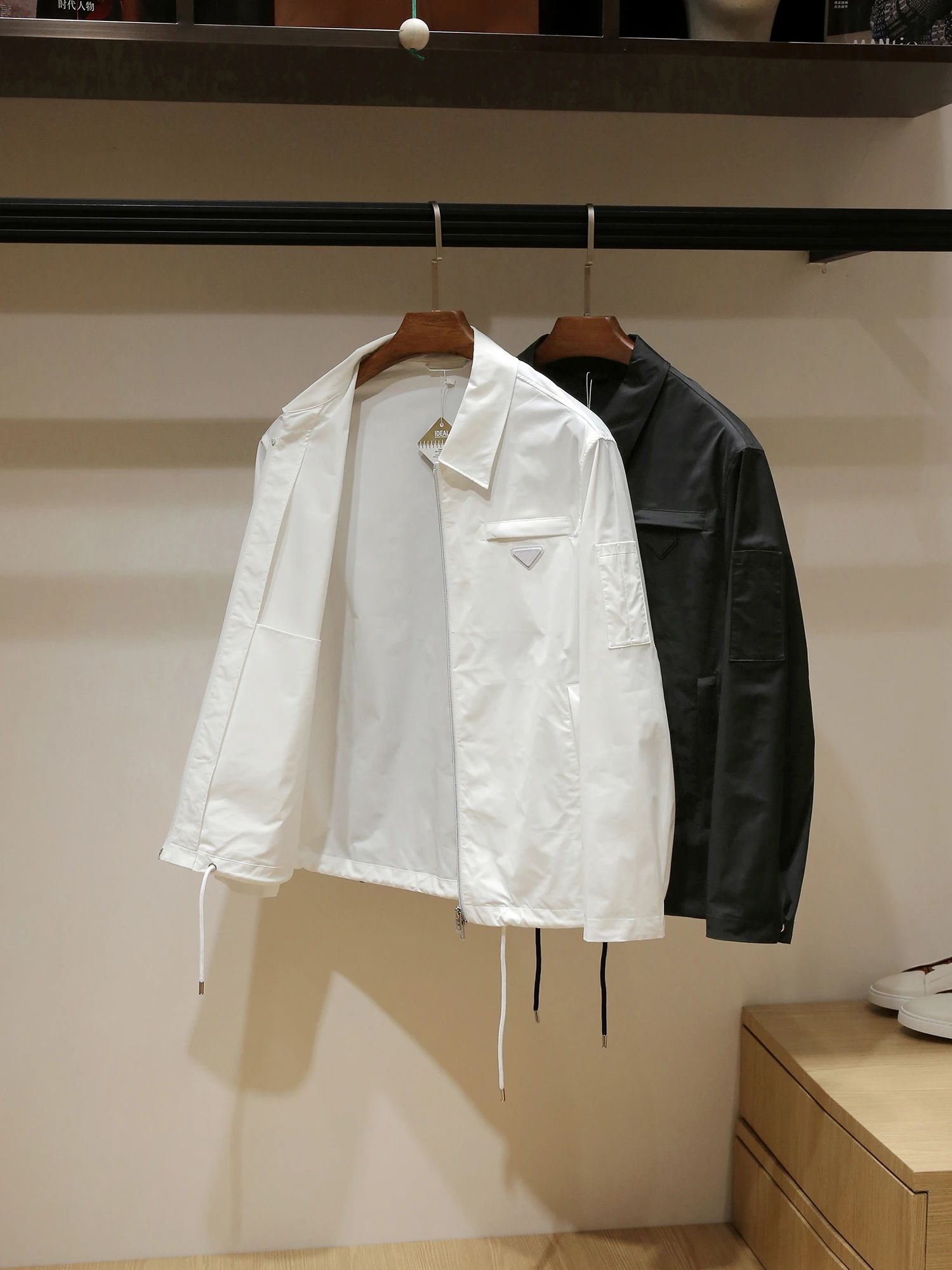 

Sli Lightweight Anti-Wrinkle Breathable Fabric Autumn Busin Casual Men's Jaet Coat Loose Fit Faion Urban Youth