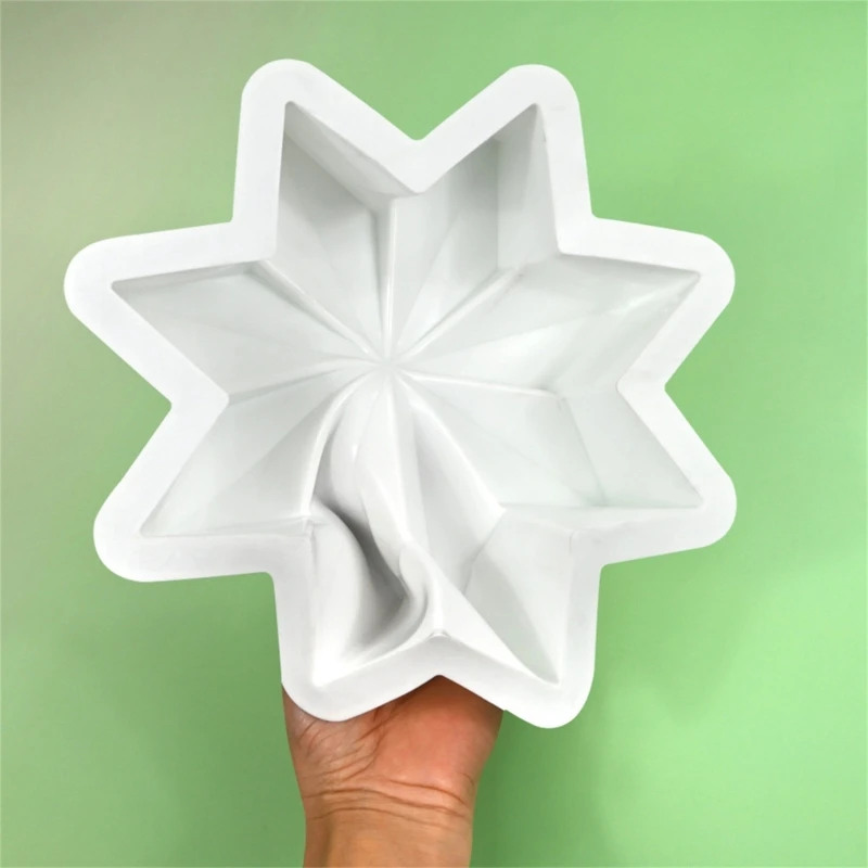 Practical Snowflake Cake Baking Molds for Mousses and Chocolate Creation