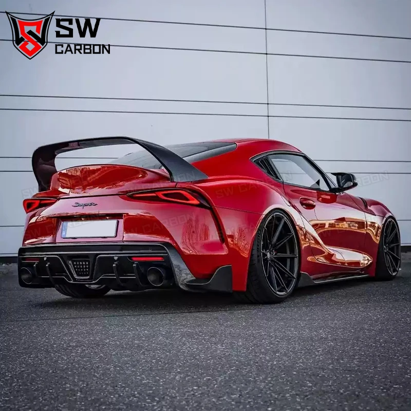 Seibon Style Supra Carbon Fiber Rear Wing for Toyota Supra GR A90 A91 Trunk Spoiler Wing Lip Splitter Body Kit