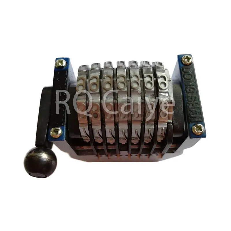 18,9-дюймовая 7-значная нумерационная машина, вертикальная перевернутая