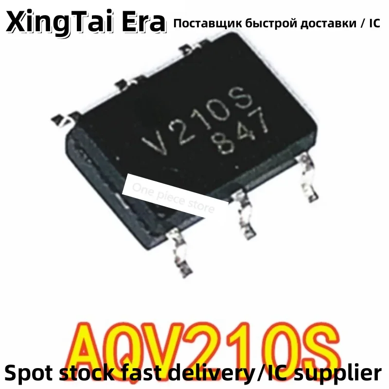 5PCS SMD AQV210S V210S SOP-6 optocoupler Solid-state relay