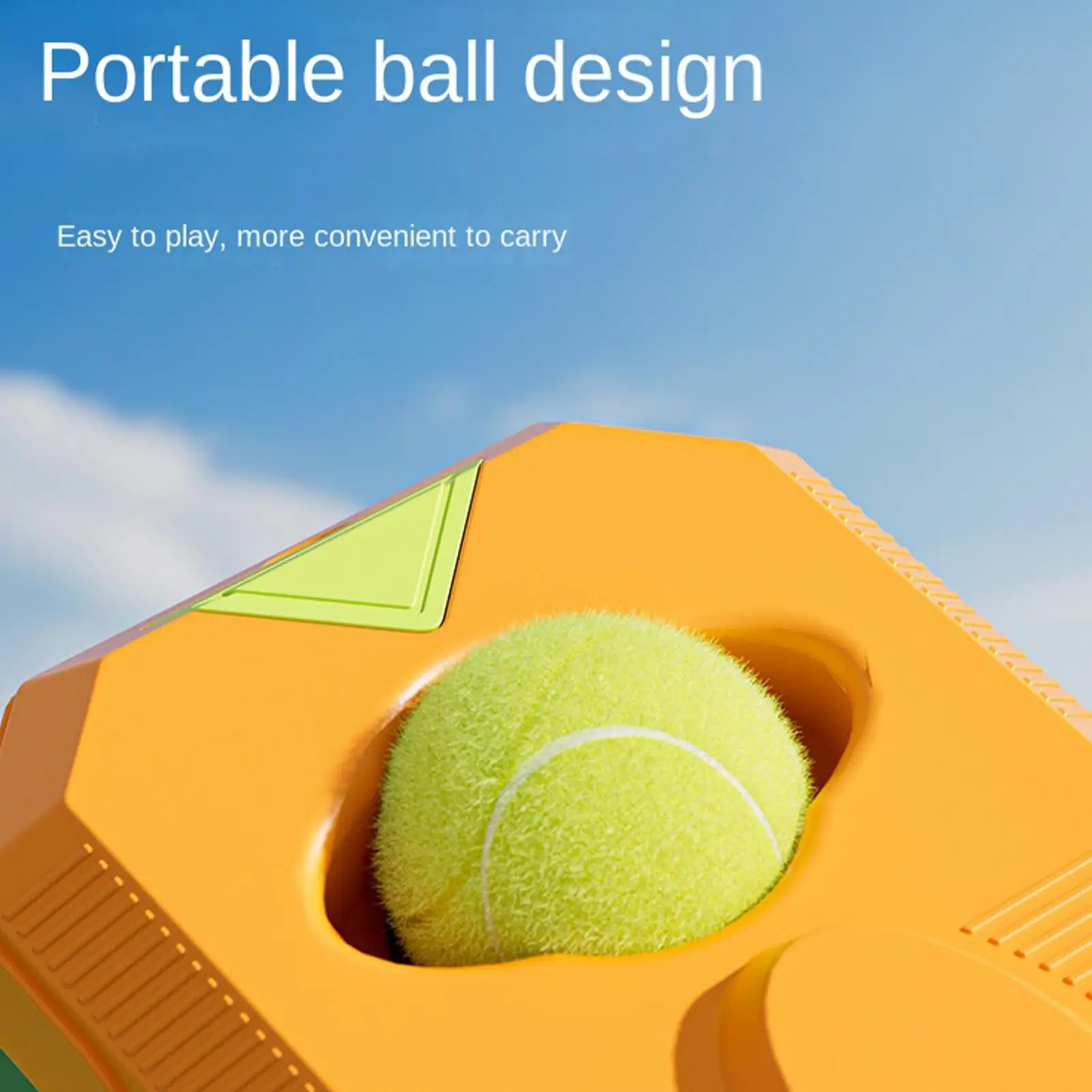 

Tennis Practice Rebounder Exercise Aid For Ball Sports Portable Tennis Training Tool For Gym Outdoor Backyard Family Adults