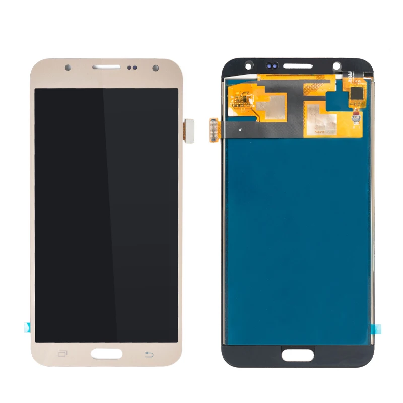 High Quality For Samsung Galaxy J7 2015 SM-J700F LCD Display Touch Screen Digitizer Assembly Brightness Adjustable with Gifts