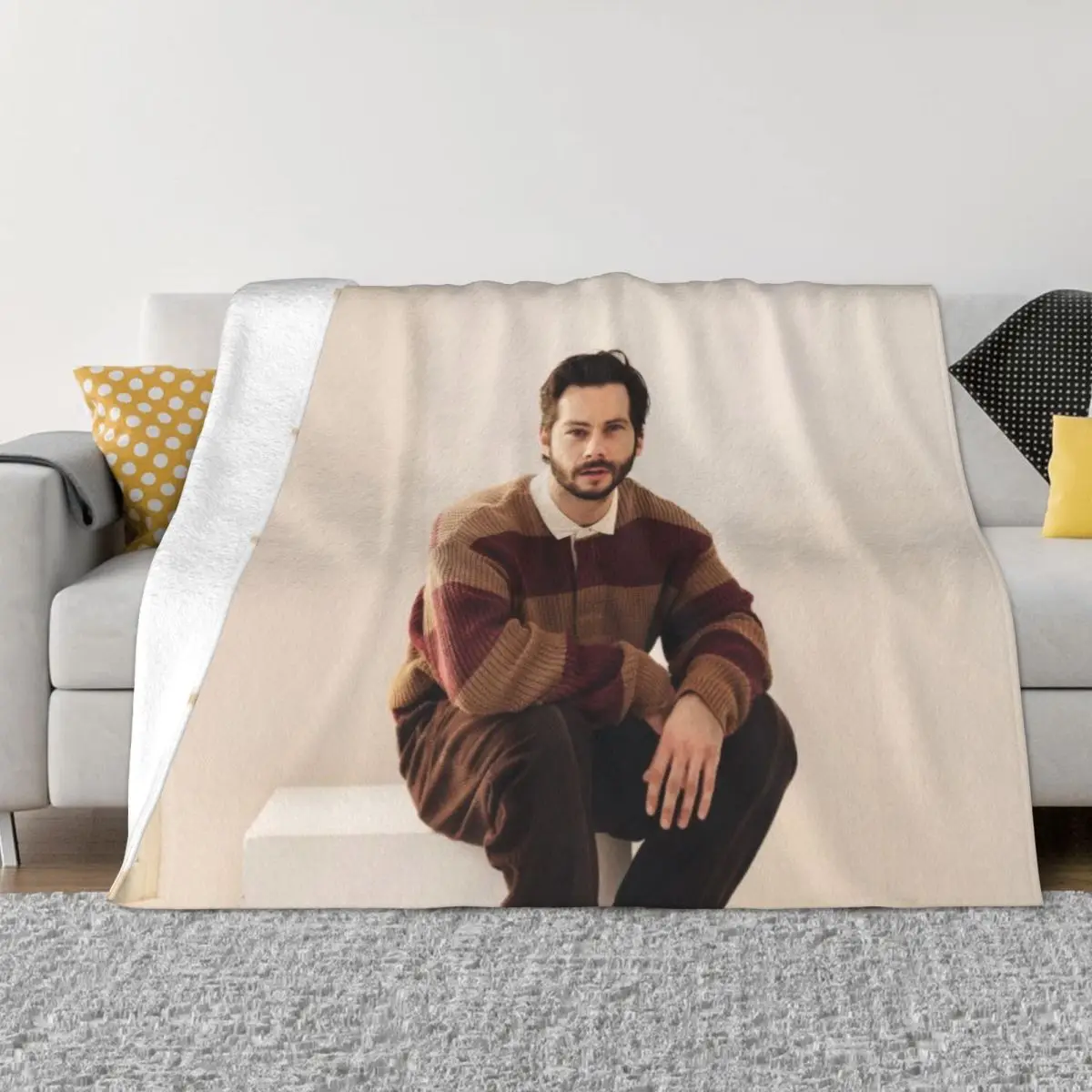 

Dylan O'Brien 000985 Camping Blankets beach blanket Blankets & Throws Blankets And Throws Throw Blanket