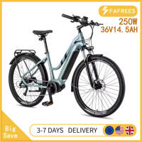Electric Bike Fafrees FM8 36V 14.5Ah Mid-drive Step-through Commuting City E-bike Hydraulic Disc 27.5 Inch Tires