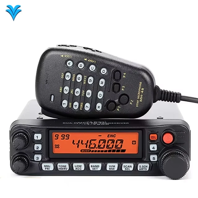 FT-7900R 50W Dual Frequency Frequency Modulation Transceiver High Power 2-meter 70cm Mobile Amateur Radio with Microphone 100km