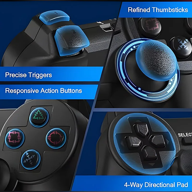 Voor PS3-controller Ondersteuning Bluetooth draadloze gamepad voor Play Station 3-joystickconsole voor PS3-controle voor pc