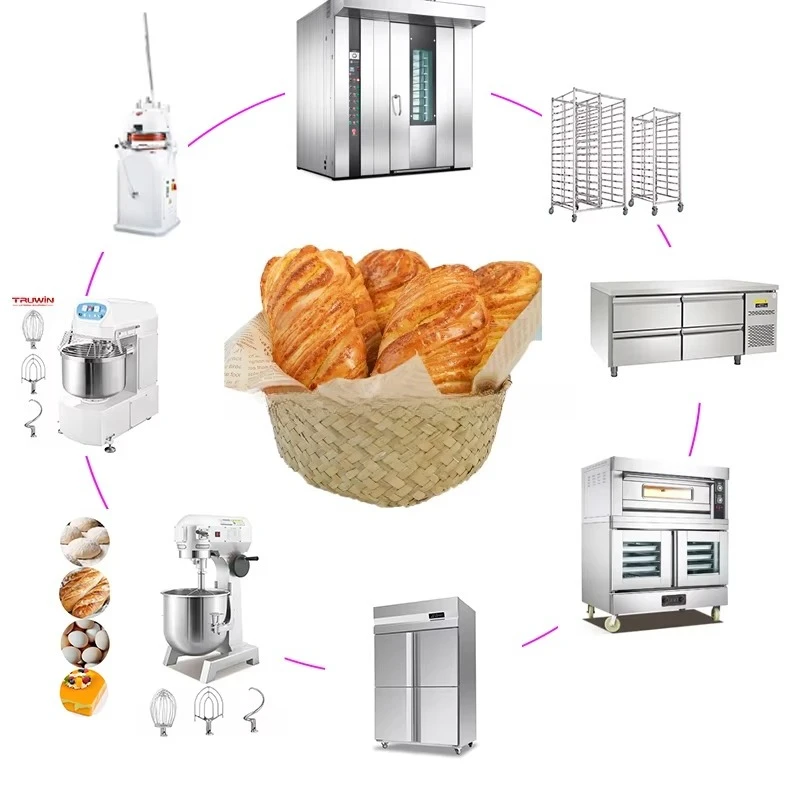All Full Set Complete Bread Commercial Bakery Equipment Customized Stainless Steel Bakery Production Equipment for Commercial