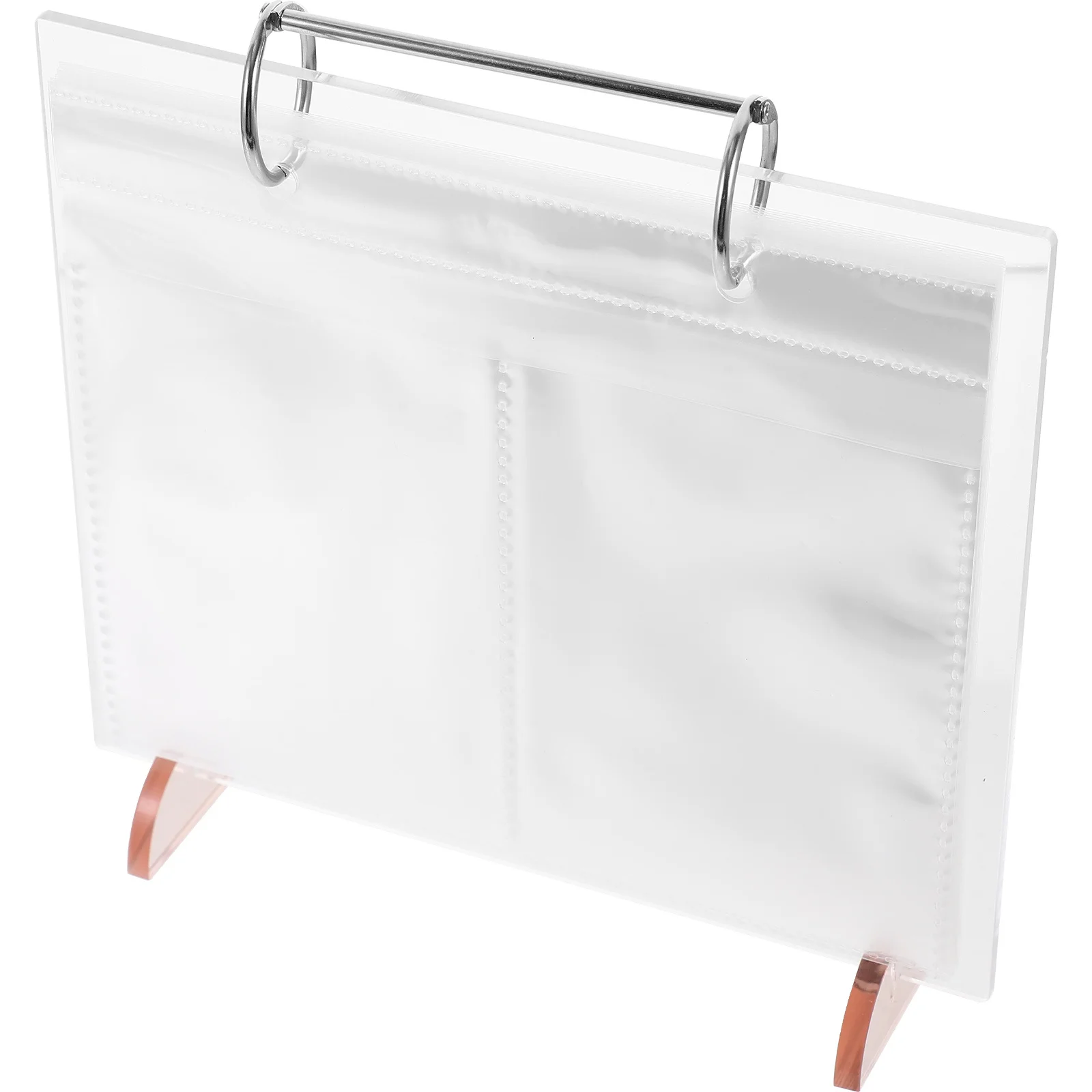 4inch 6inch Clear Desk Calendar Display Stand Acrylic Photo Frame for Desktop Picture Sign Holder Plastic Message Rack