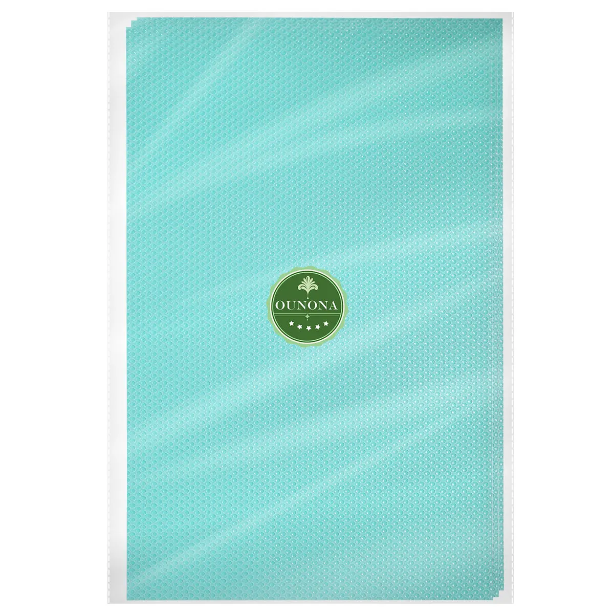 

4Pcs Fridge Pad Reversible Washable Moisture Absorption Shelf Liner for Refrigerator Pantry Laundry Room Bookshelf Table Desk