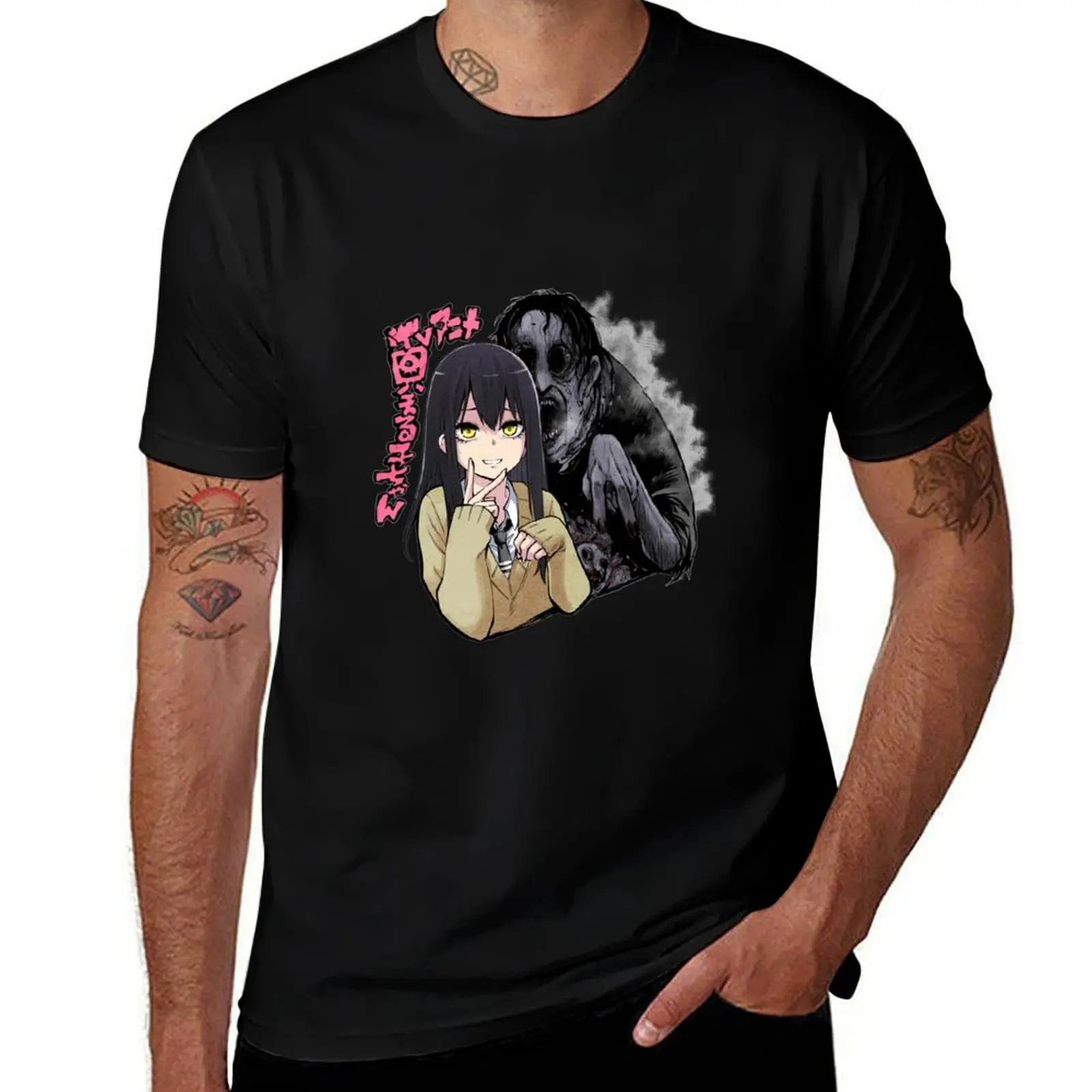 Miko Yotsuya - Mieruko-chan T-Shirt Simple Casual Short Sleeve Cotton T-Shirt