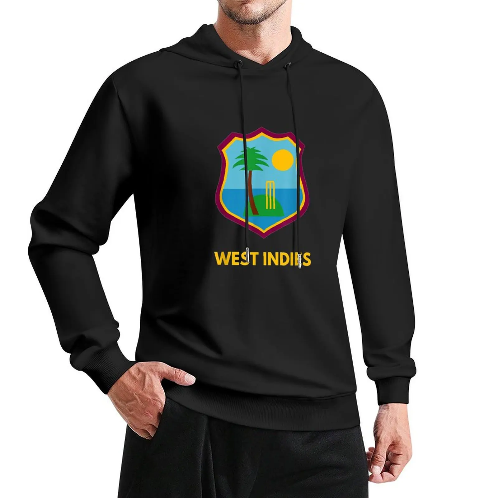 

West Indies Cricket Fan Supporter Pullover Hoodie men's clothes men wear men's sweat-shirt set anime clothes hoodie
