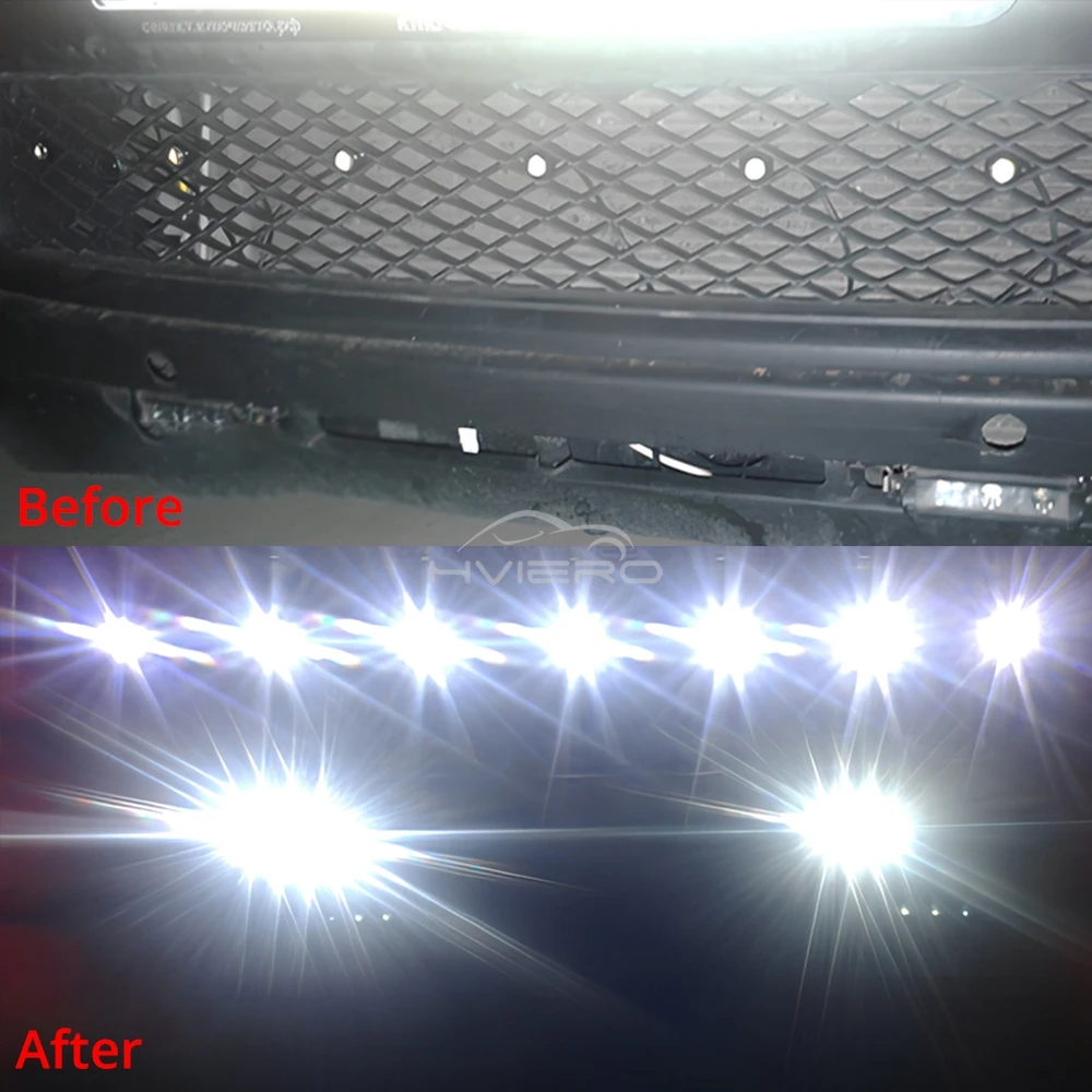 2X blanco rojo azul 23mm ojo de águila circulación diurna DRL coche Moto respaldo Led estacionamiento señal de giro bombilla de freno luz diurna