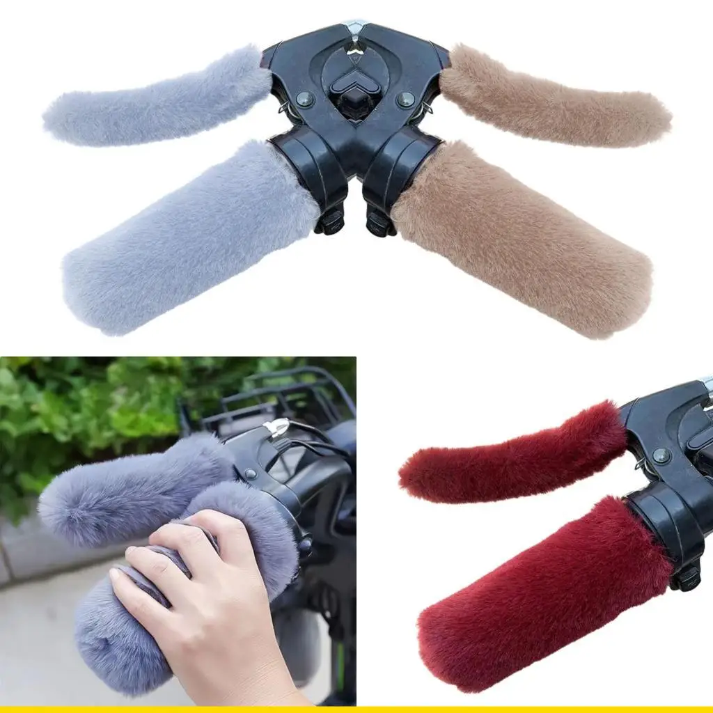 

SZCH Durable Motorcycle Handlebar Covers Comfortable Handlebar Gloves Protect Your Hands from Cold Weather