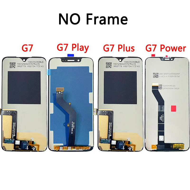 Tested For Motorola Moto G7 G7 Plus G7 Power G7 Play XT1962 XT1965 XT1955 XT1952-4 LCD Display Touch Screen Digitizer Assembly