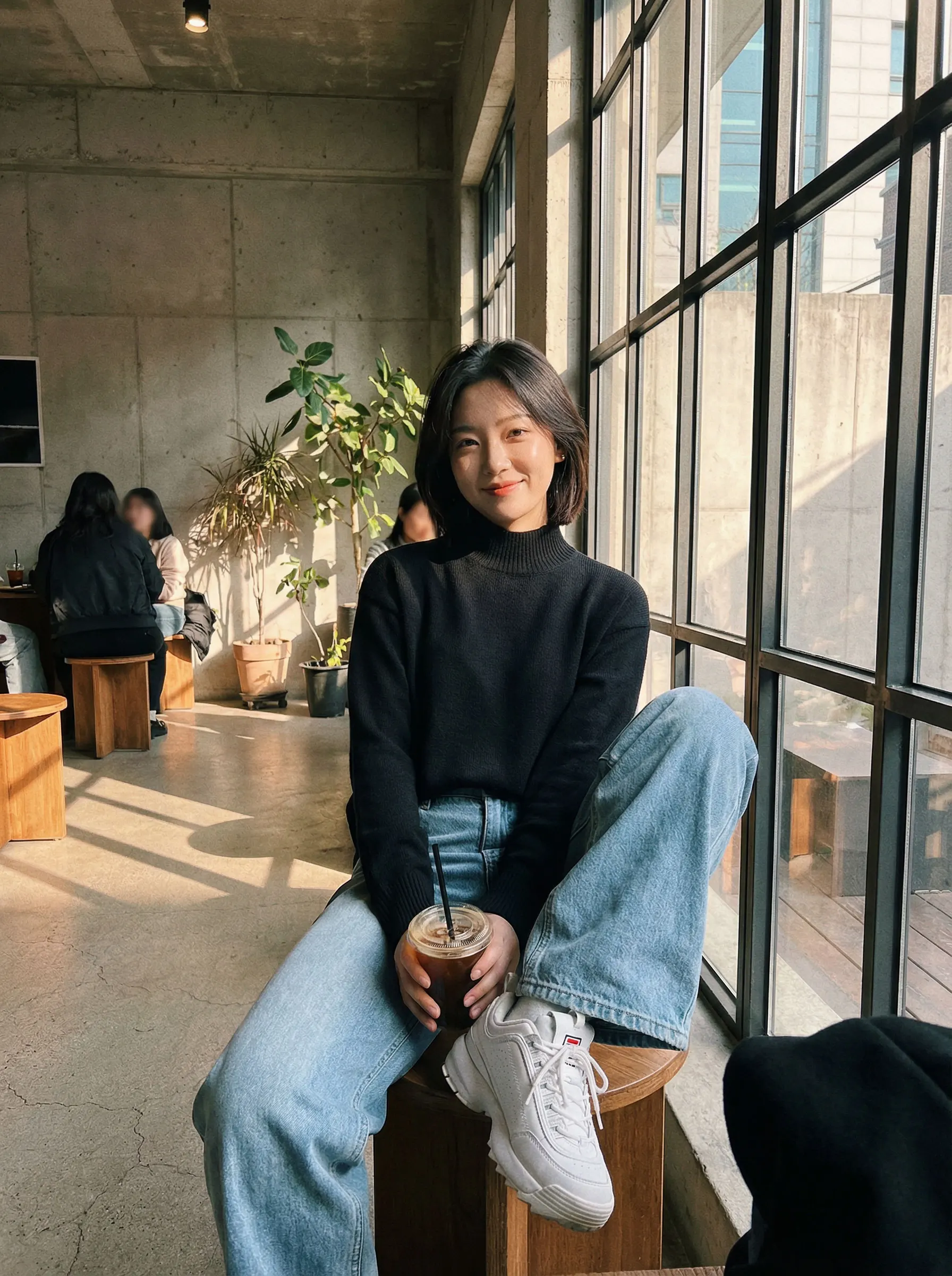 

Женский облегающий вязаный свитер с высоким воротом и длинными рукавами, всесезонный, цветной, с круглым вырезом, из мягкого хлопка