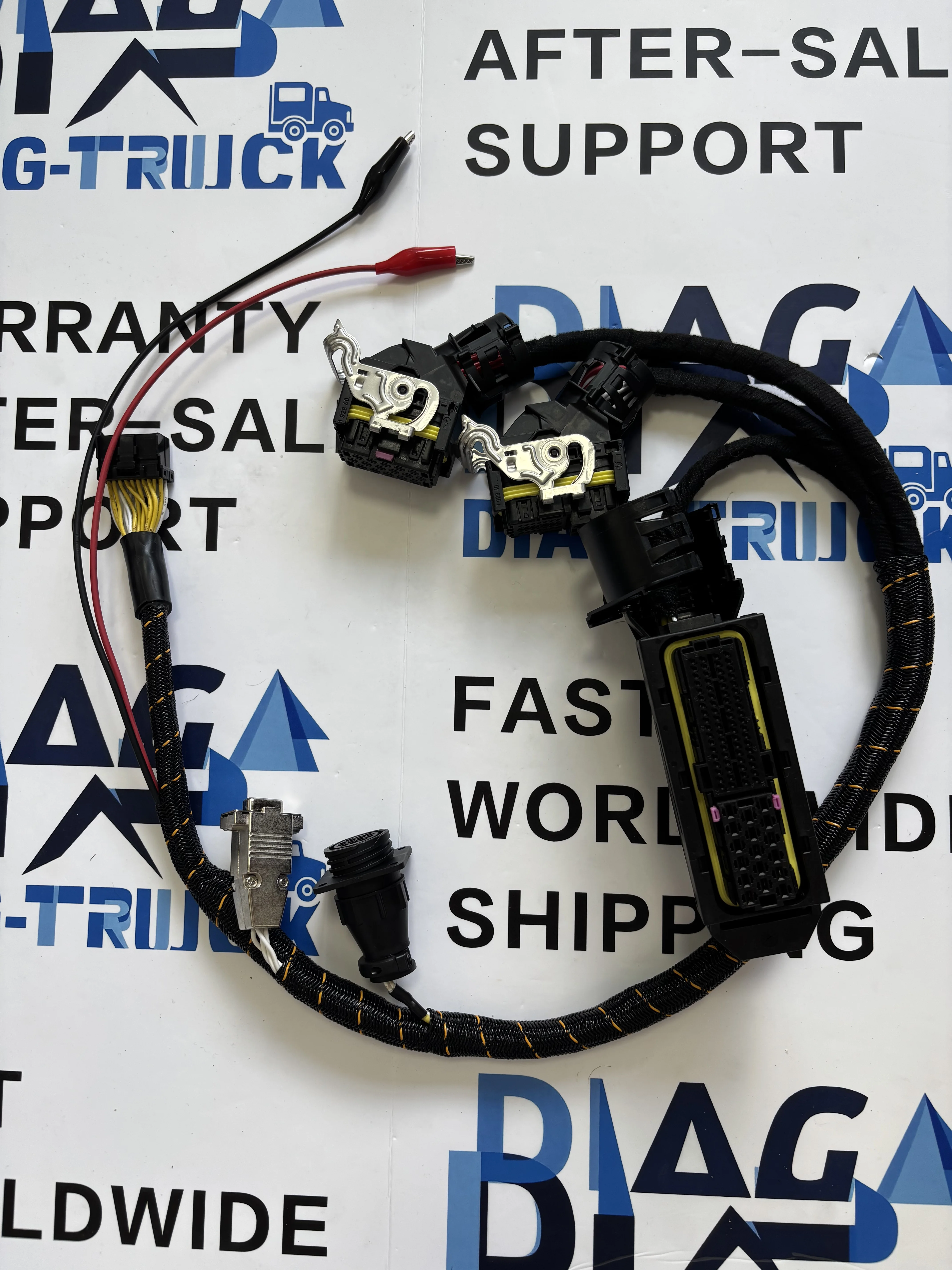 Compatible with EDC7C32 Doo-san 0281020084 CM800 Diesel Engine ECU Programming Cable