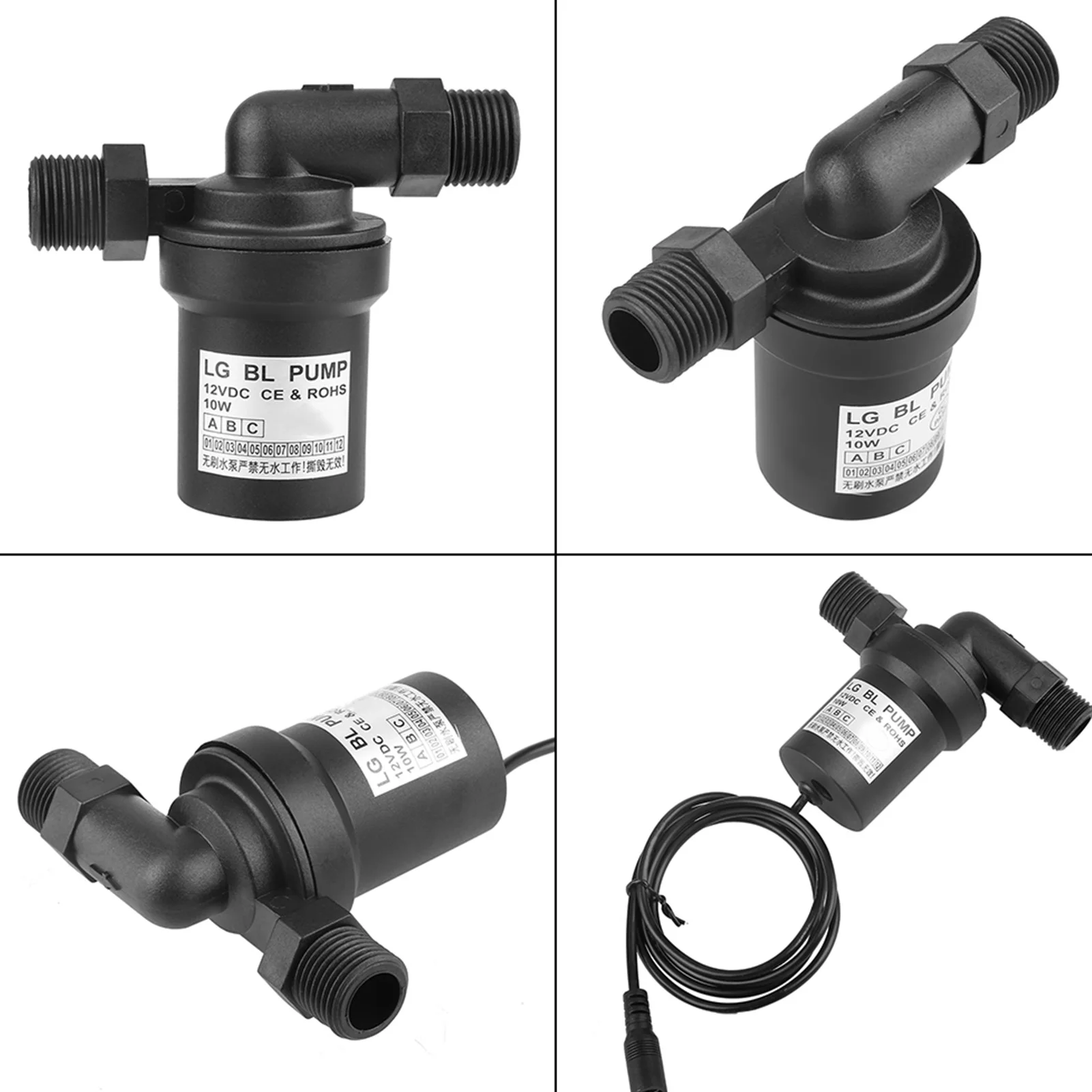 12V 10W DC Brushless Solar High Temperature  for Circulation Pumping Pump High Temperature  Solar