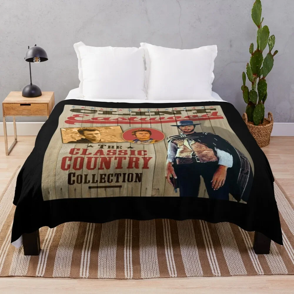 Clint Eastwood - The Ultimate Country Collection Throw Blanket Beautifuls Winter beds Thins Luxury Designer Blankets