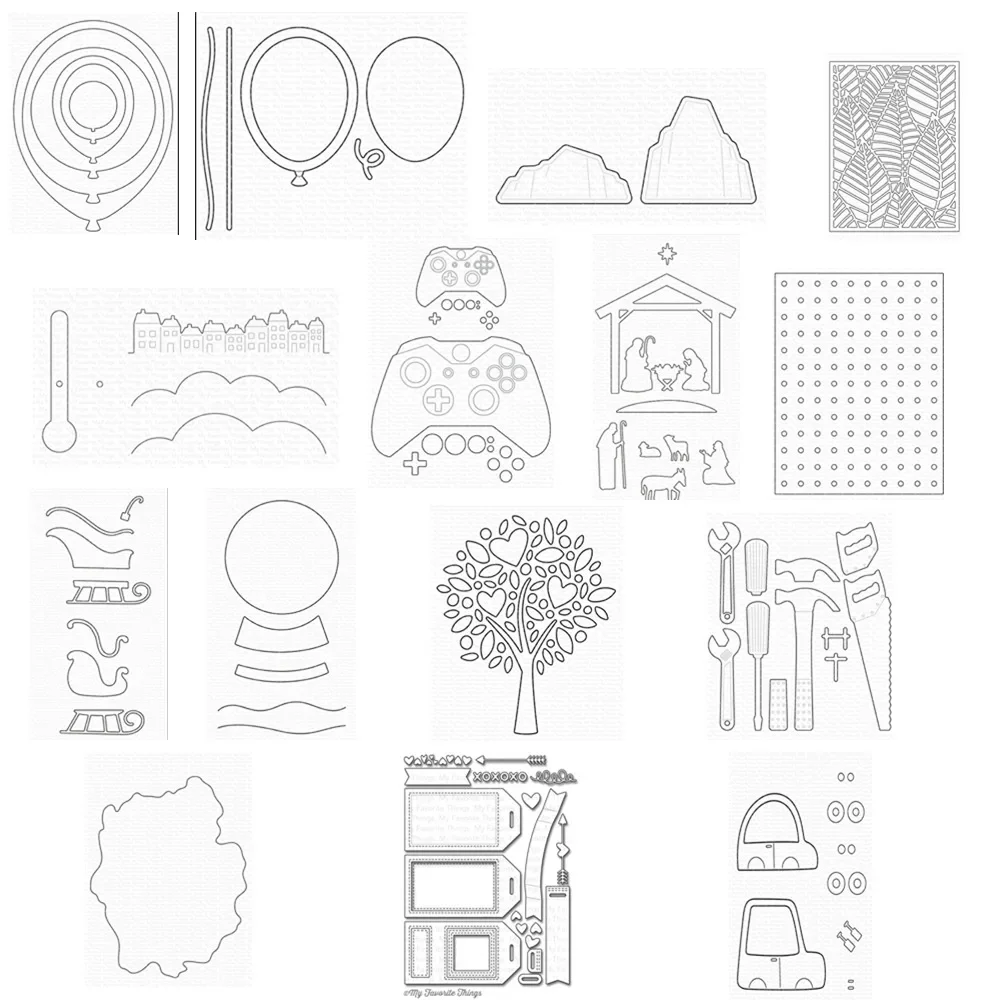 Craft metal cutting dies mold Metal Cutting Frame dies 2023 New Templates DIY Scrapbooking Paper Making Crafts Cuts scrapbooking