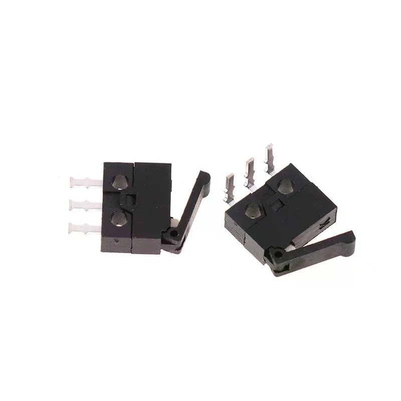 10Pcs Miniature Camera Switch Reset Detection Stroke Limit Straight Bent Feet High Quality Durable For Daily Use Home Office