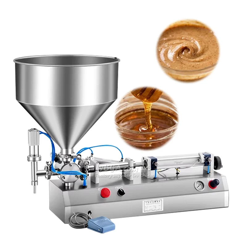 

Полуавтоматическая настольная машина для дозирования пастообразных продуктов LY с функцией дозирования до 20-30 л и функцией очистки для меда и кетчупа