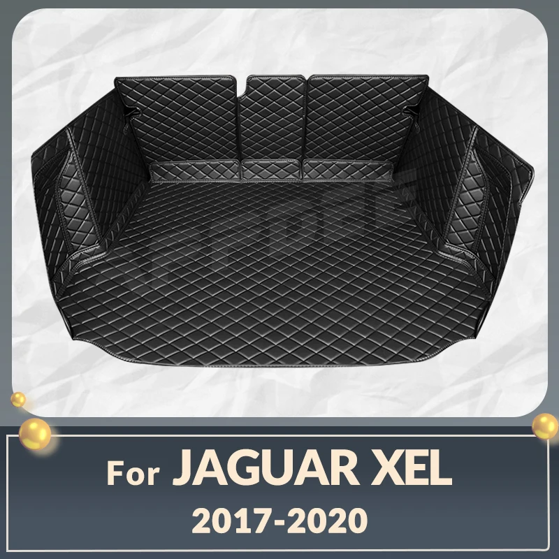 

Автомобильный коврик для багажника с полным покрытием для Jaguar XEL 2017-2020 19 18, защитный коврик для багажника автомобиля, подкладка для груза, защитные аксессуары для интерьера