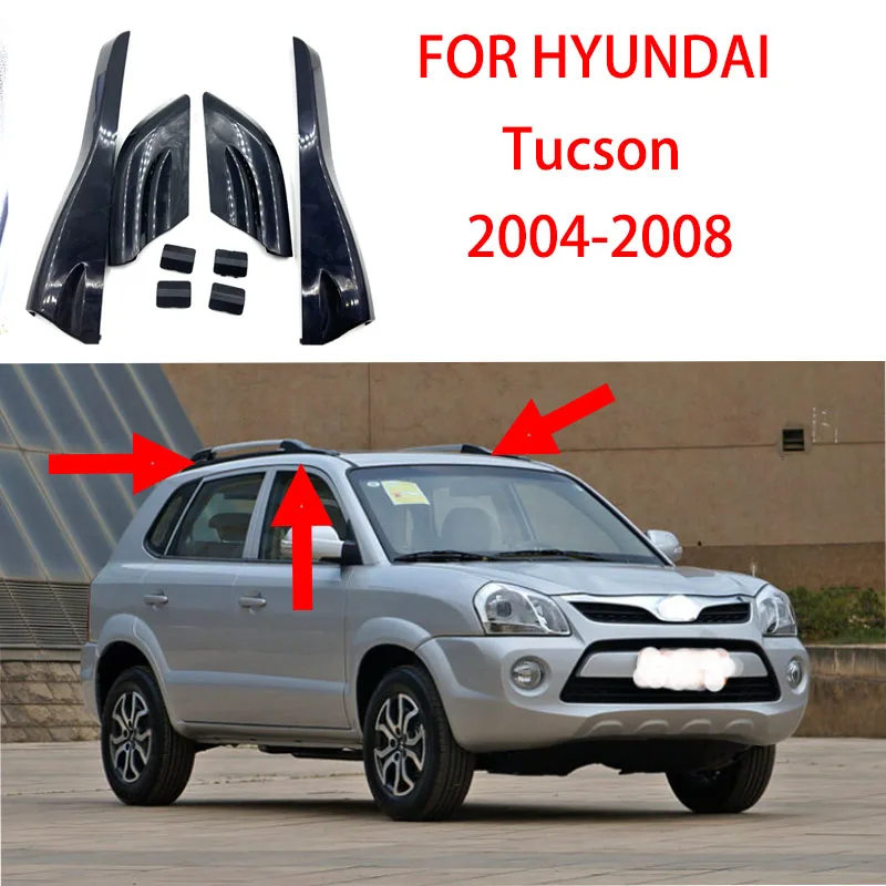 

8 шт. 872912-E000 87292-2E000 87297-2E000 для Hyundai Tucson 2004-2008, крыша багажника, защитная крышка, крыша багажника, направляющая