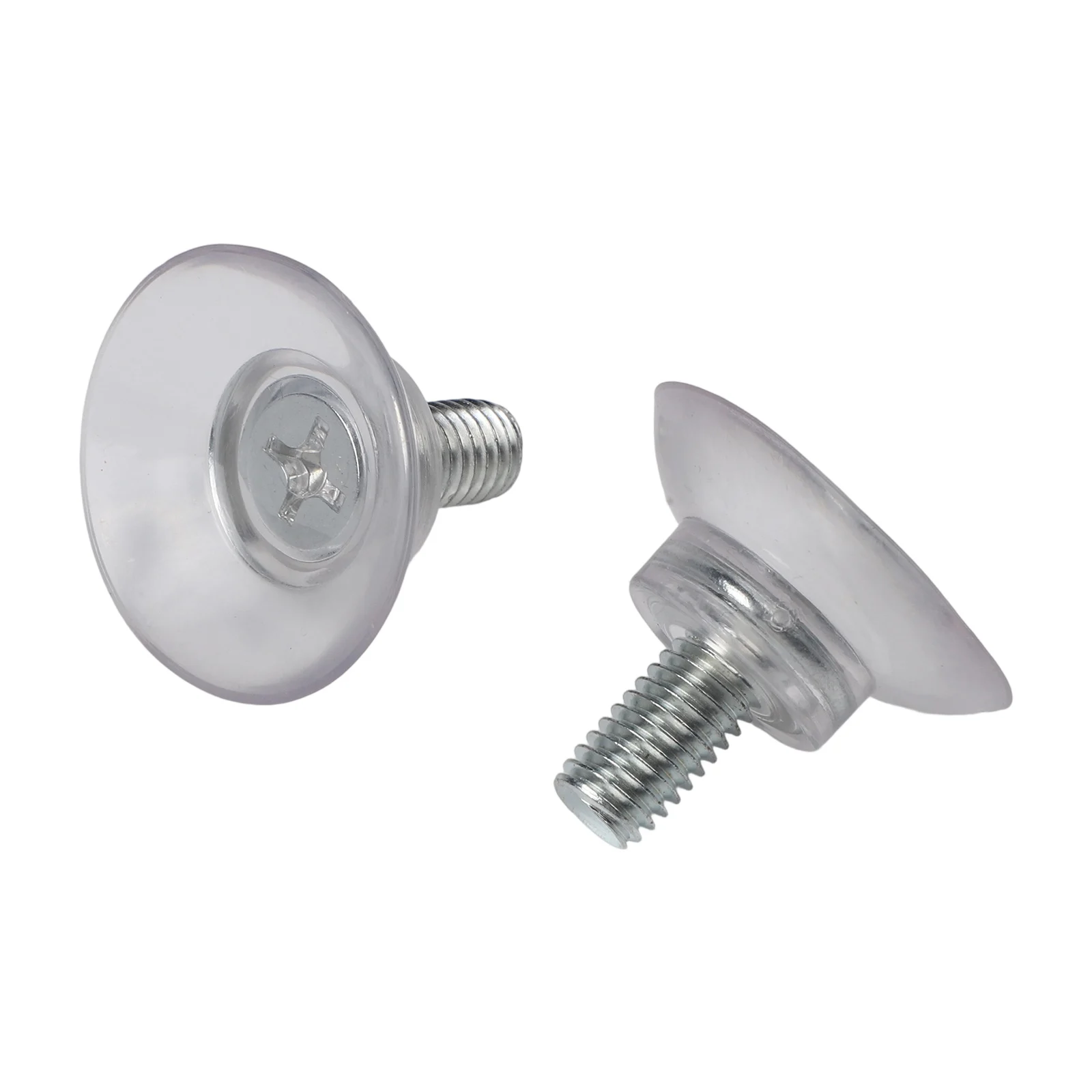 M8 Thumb Screw Suction Cup Kit with Nut for Mounting Accessories on Clean Flat Surfaces Like Glass Mirrors and Polished Tiles