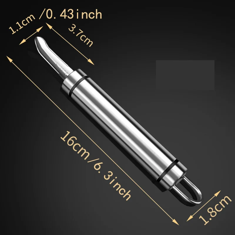 Multifunctional Shrimp Deveiner Tool Stainless Steel Prawn Intestine Stomach Remover Cutter Longan Picker Kitchen Accessory