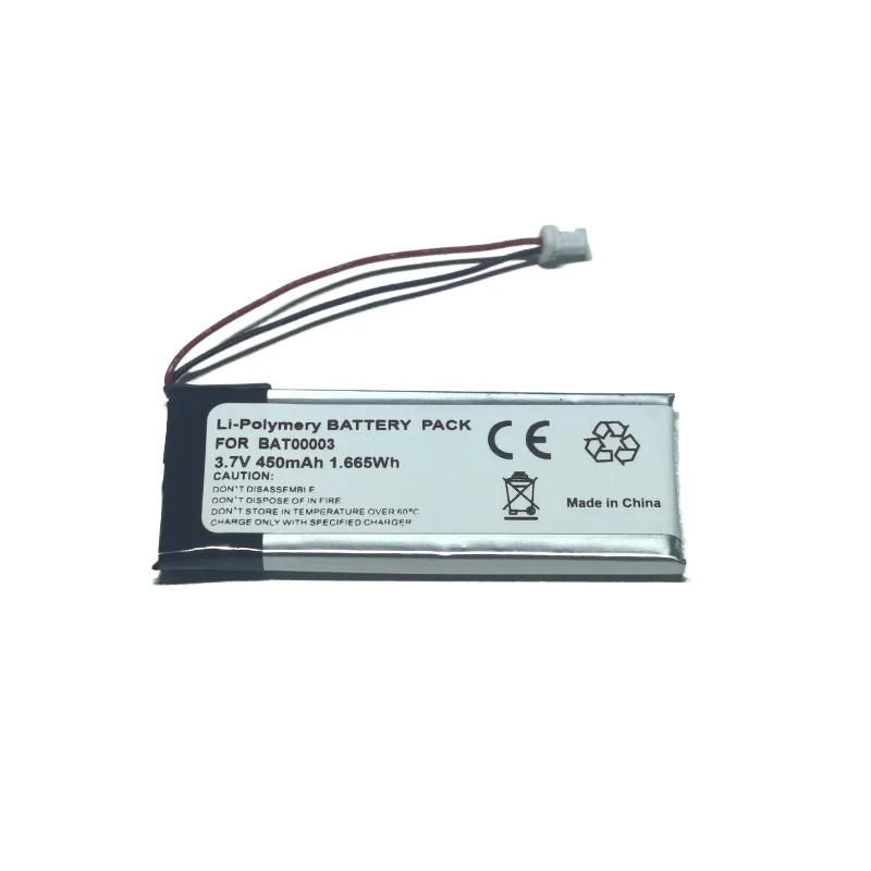 New 3.7V 450mAh Li-Polymer Replacement Battery BAT00003 for Cardo Scala Rider Q1 Q3 Q3 FM Motorcycle Bluetooth Helmet Headset
