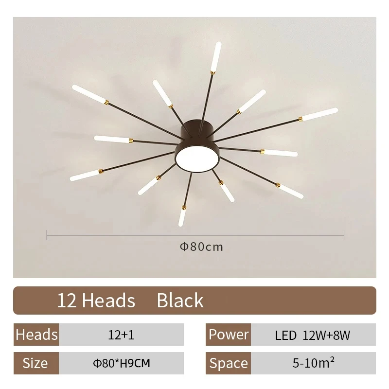 Black 12-1 head