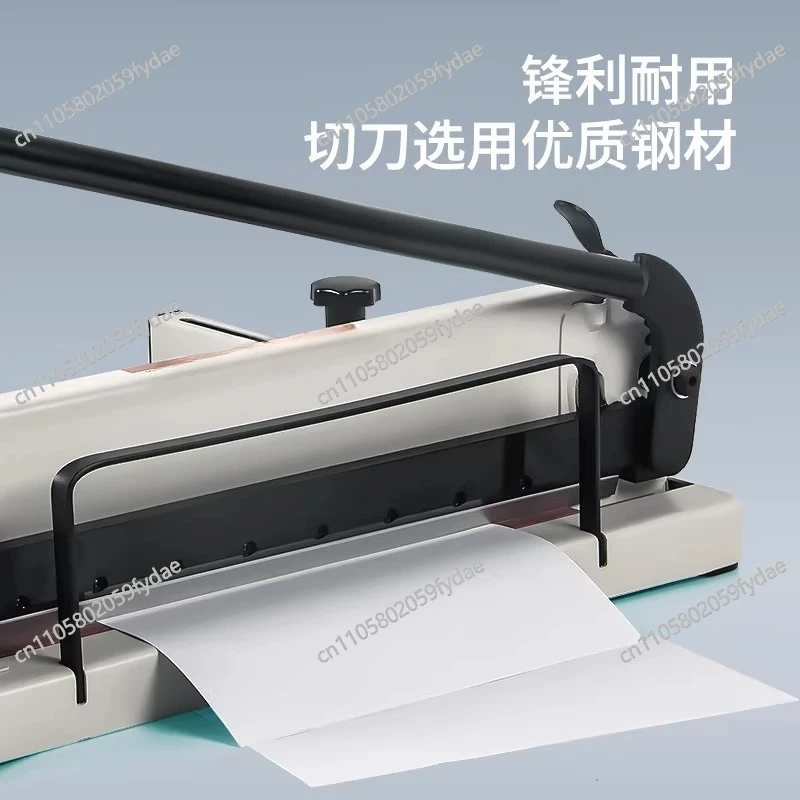 A4 Paper Cutter Heavy-Duty Compact Manual Paper Cutter, Cutting Machine Blade Pad Large Book Trimmer Thickened Layered Blades