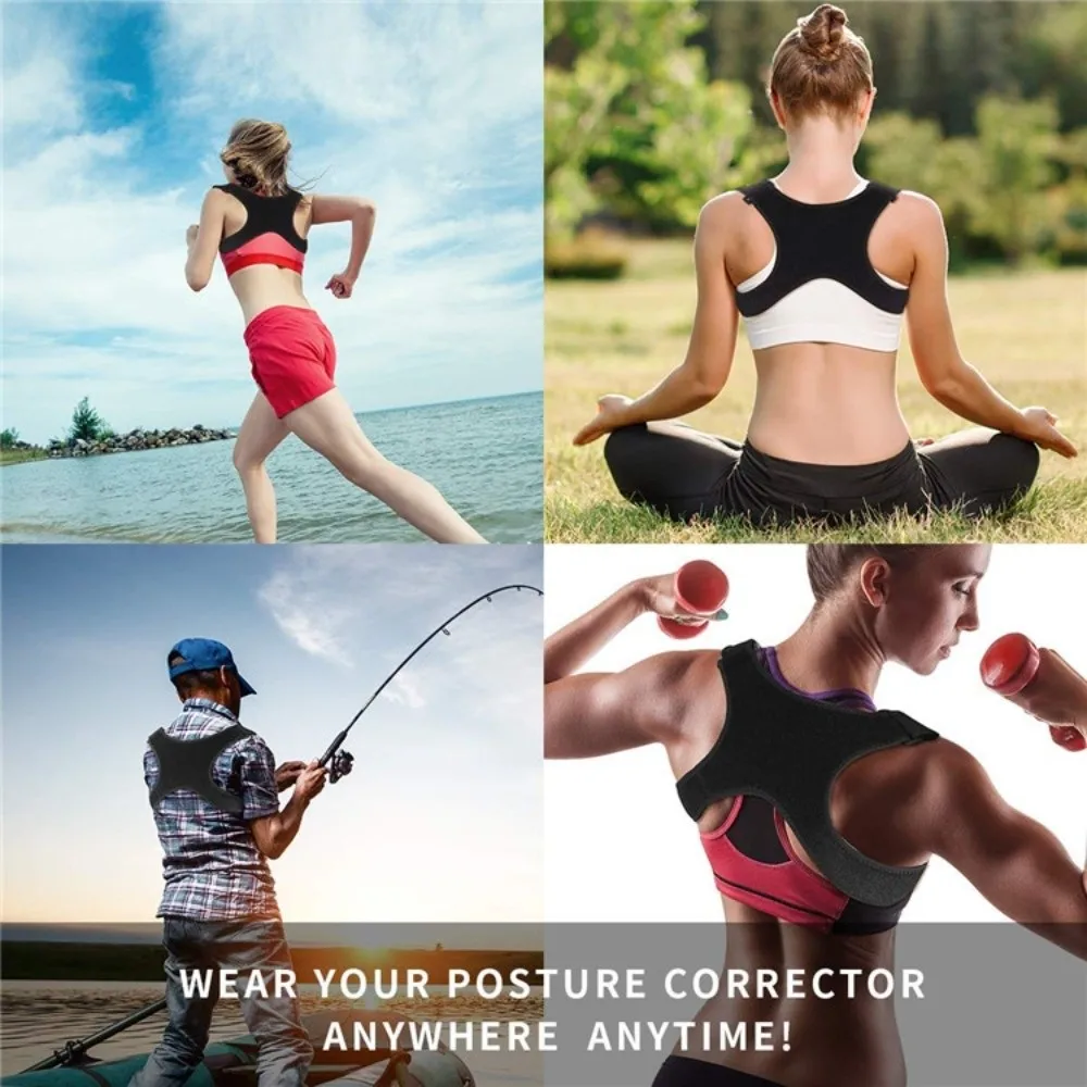 Adjustable Back Posture Corrector Fracture Support Breathable Adjustable Back Shoulder Spine Posture Corrector Back Support