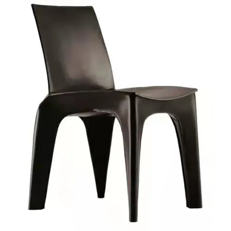 Designer private house model room dining chair sales office negotiation bookhousehold single
