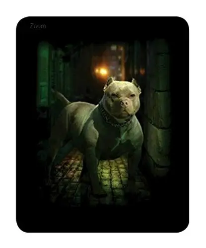 Metal Tin Sign Vintage Chic Art Decoration Pit Bull Guard Dog for Home Bar Cafe Farm Store Garage or Club ;