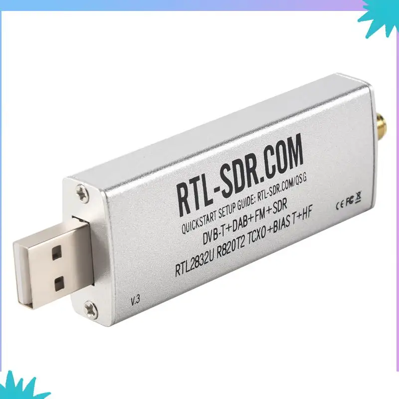 ABZW RTL SDR V3 R820T2 RTL2832U 1PPM TCXO SMA RTLSDR نظام اتصالات الراديو المحدد بالبرمجيات