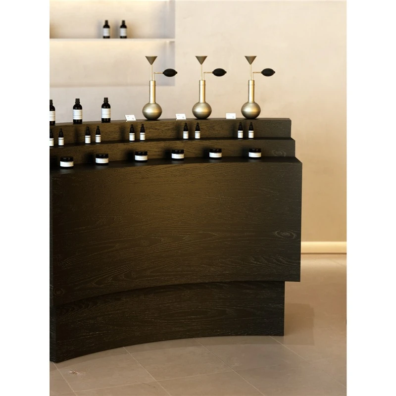 Fragrance Desk Fragrance Shop Essential Oil Aromatherapy Display Desk Gift Wall Side Cabinet