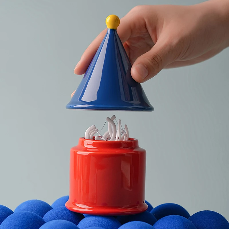 

Toothpick Box Creative Ceramic Toothpick Holder Home Kitchen Restaurant Decorations Ornaments Toothpick Dispenser Container